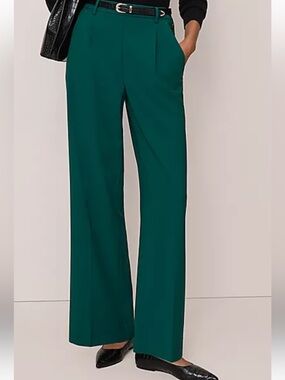 Ann Taylor Emerald Green Petite Pants NWT Never worn